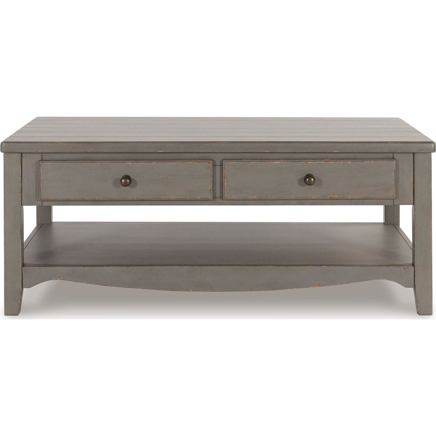 Charina Coffee Table - Antique Gray