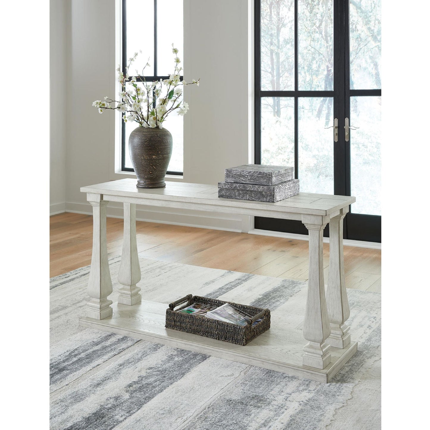 Arlendyne Sofa Table - Antique White