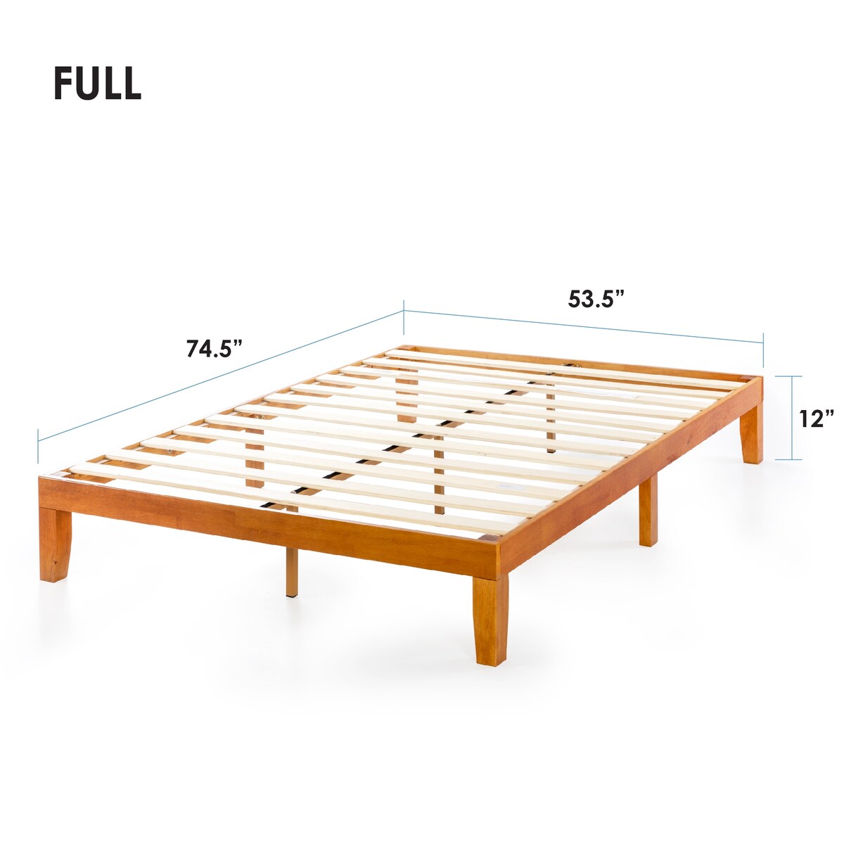 12 Classic Solid Wood Platform Bed Frame
