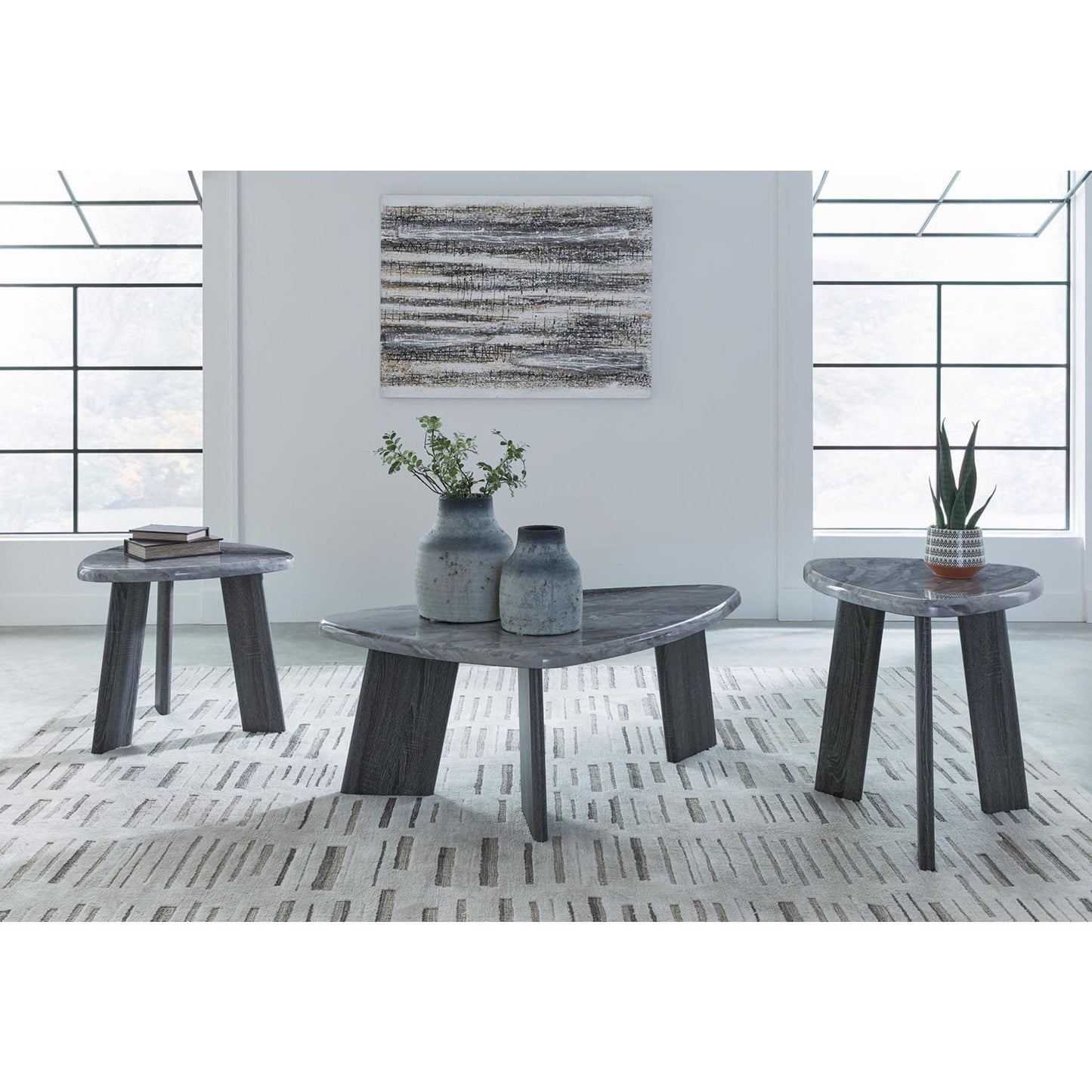 Bluebond 3 Pack Tables - Gray