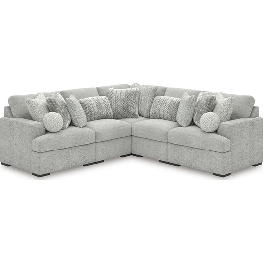 Cuddle Plush 5 Piece Modular Sectional