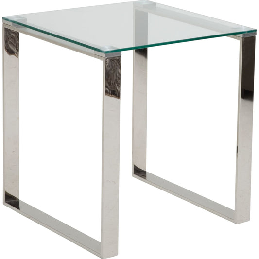 David End Table - Stainless Steel
