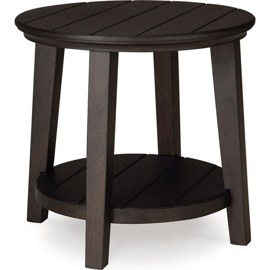 Celamar End Table - Dark Brown