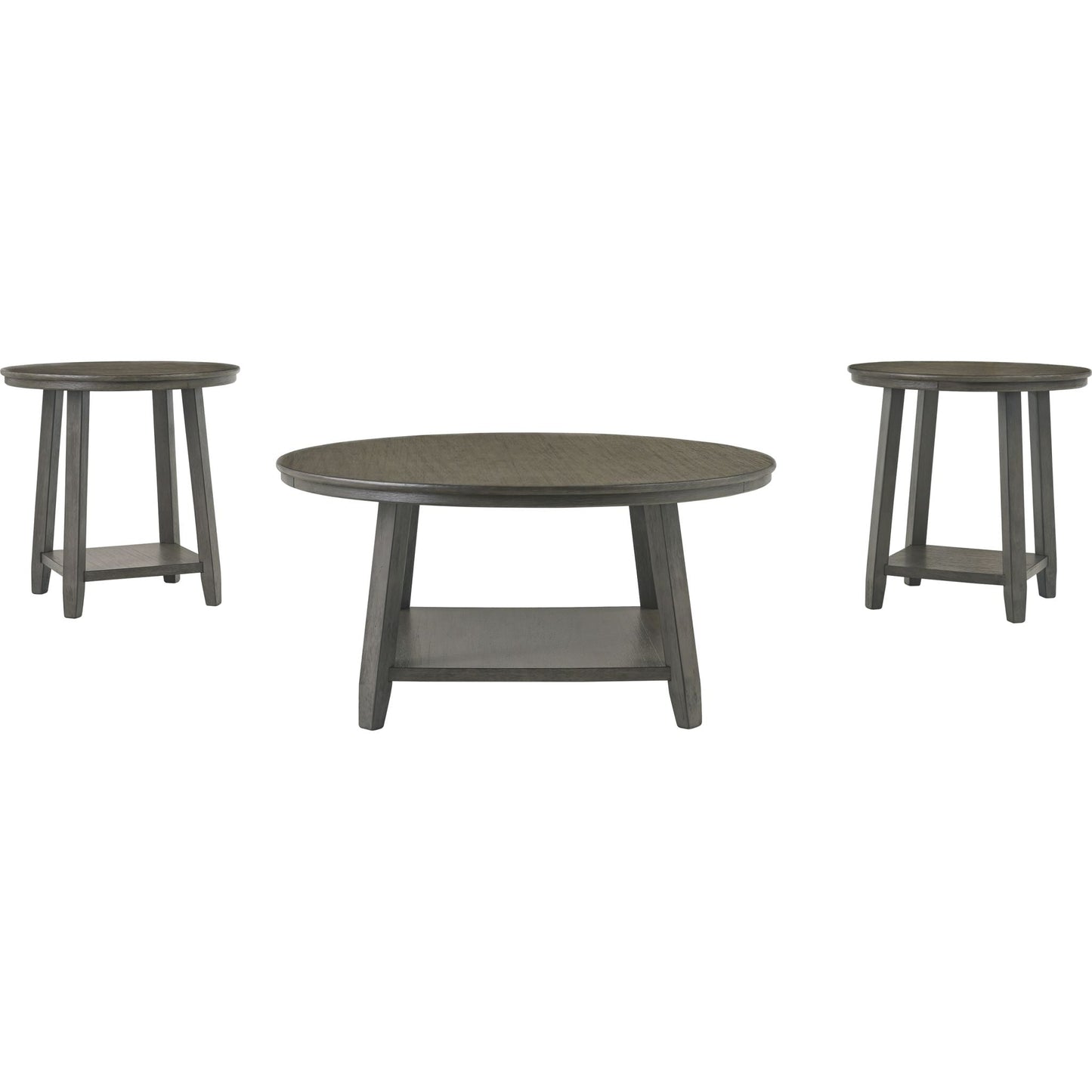 Caitbrook 3 Pack Tables - Gray