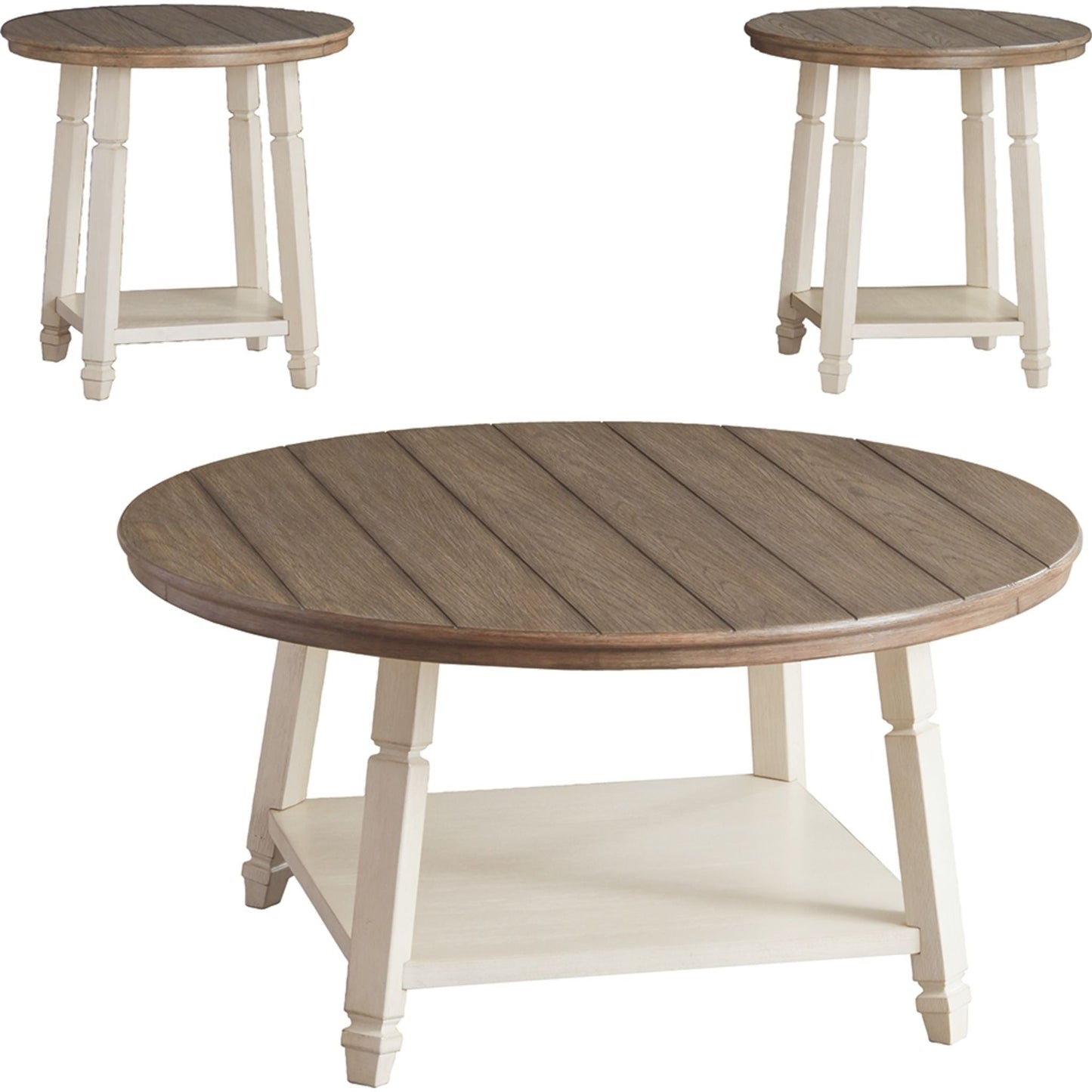 Bolanbrook 3 Pack Tables - Two-tone