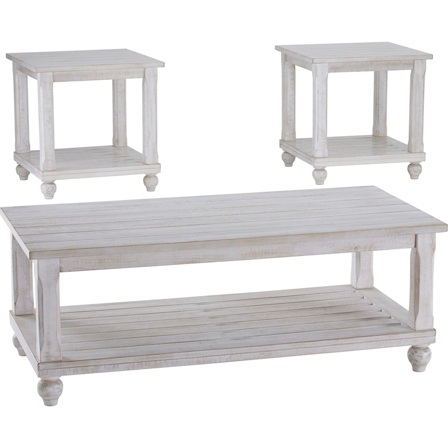 Cloudhurst 3 Pack Tables - White