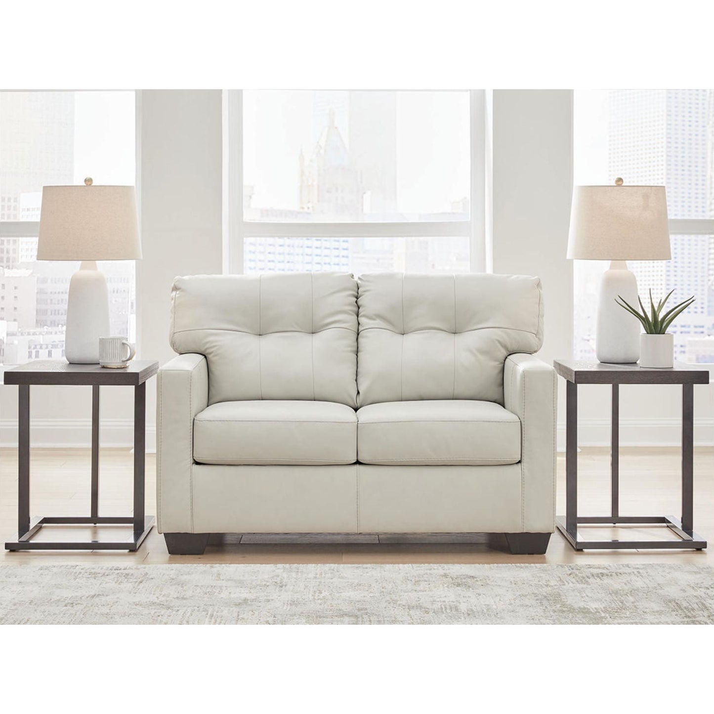 Belziani Loveseat - Coconut