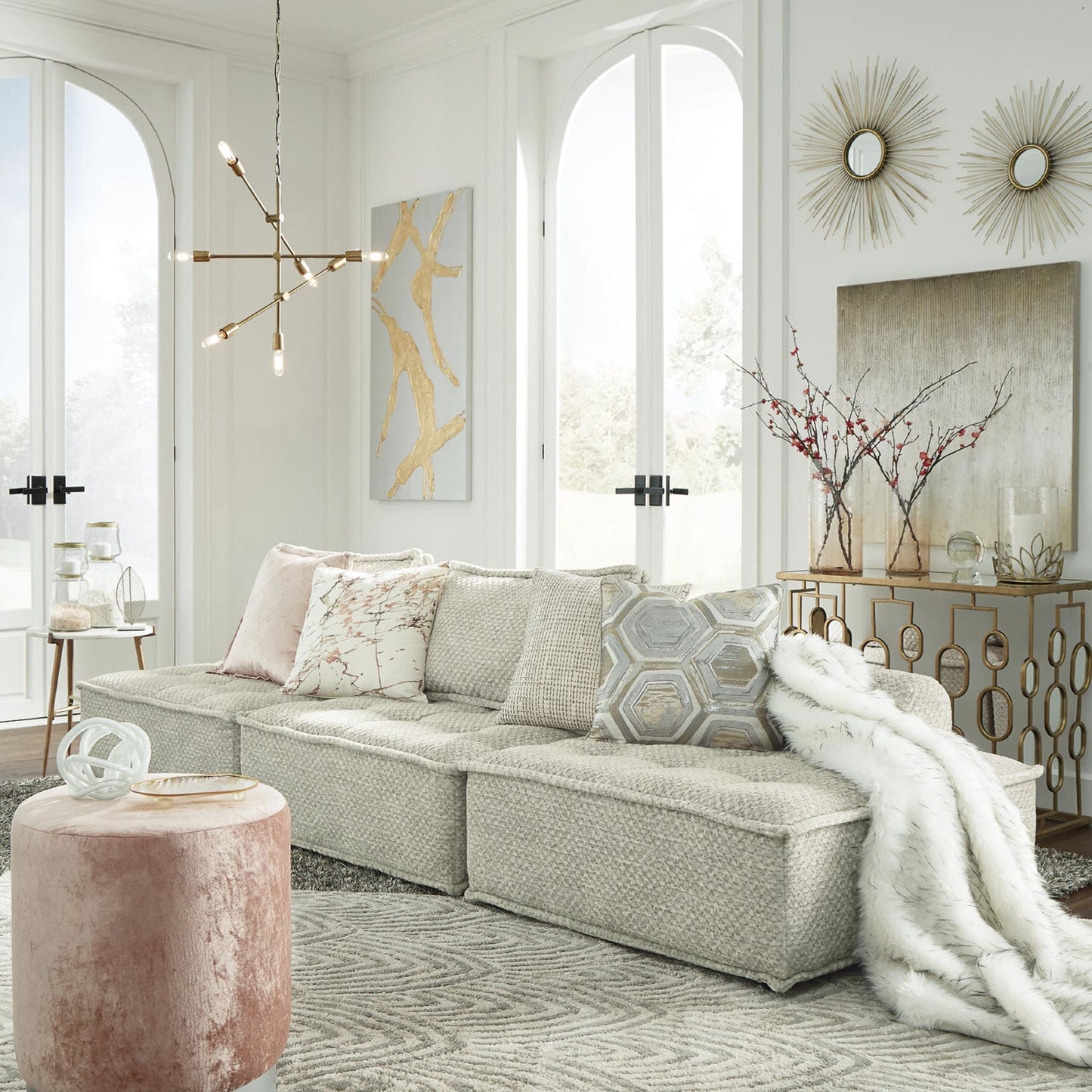 Bales 3 Piece Modular Sectional