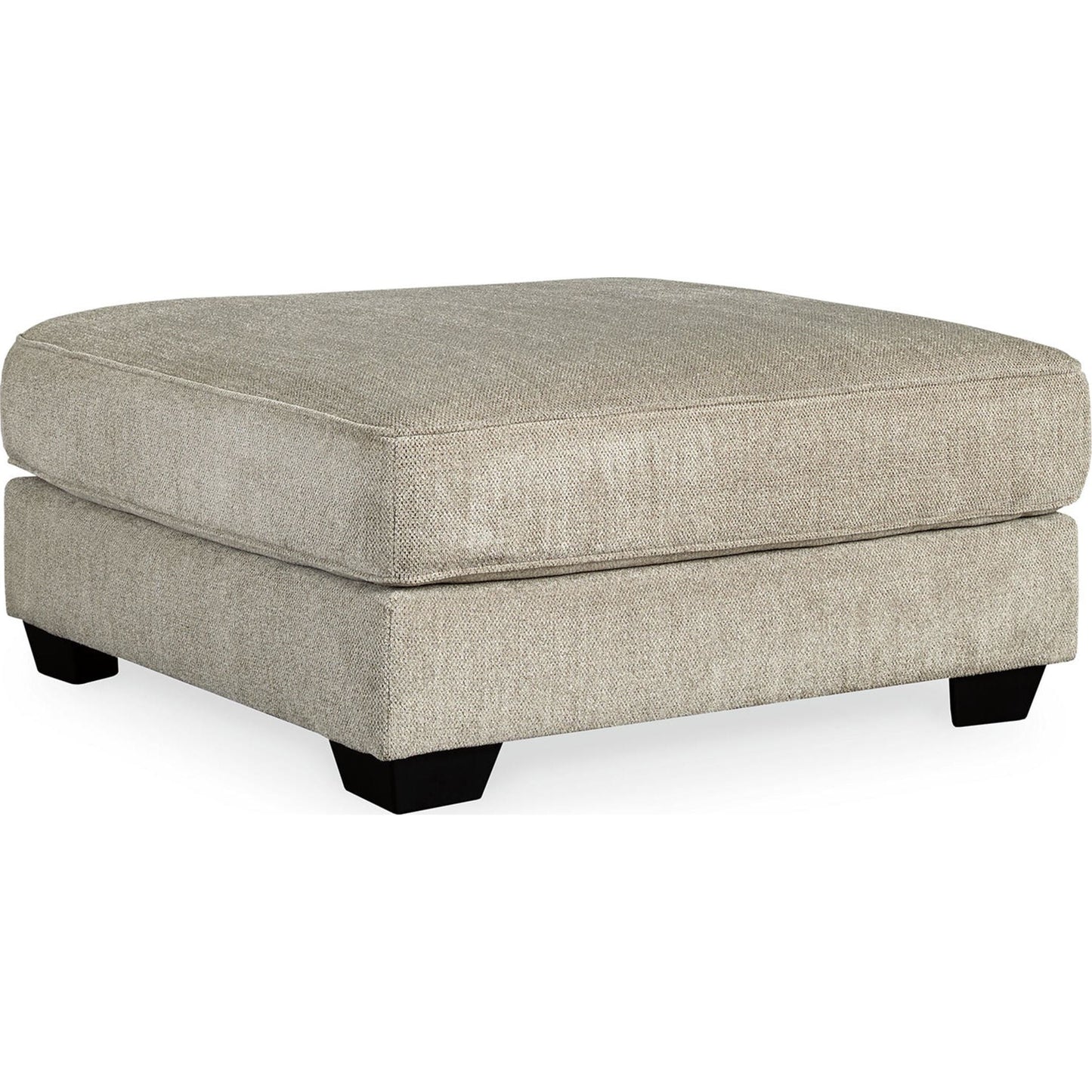 Ardsley Oversized Accent Ottoman - Pewter