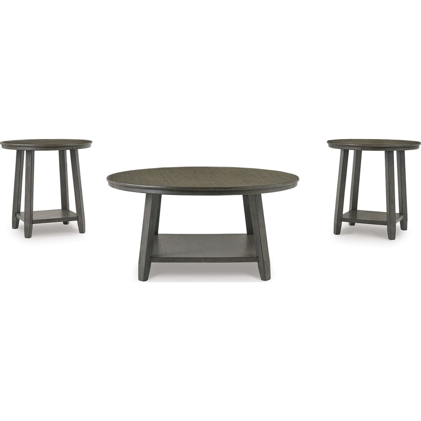 Caitbrook 3 Pack Tables - Gray
