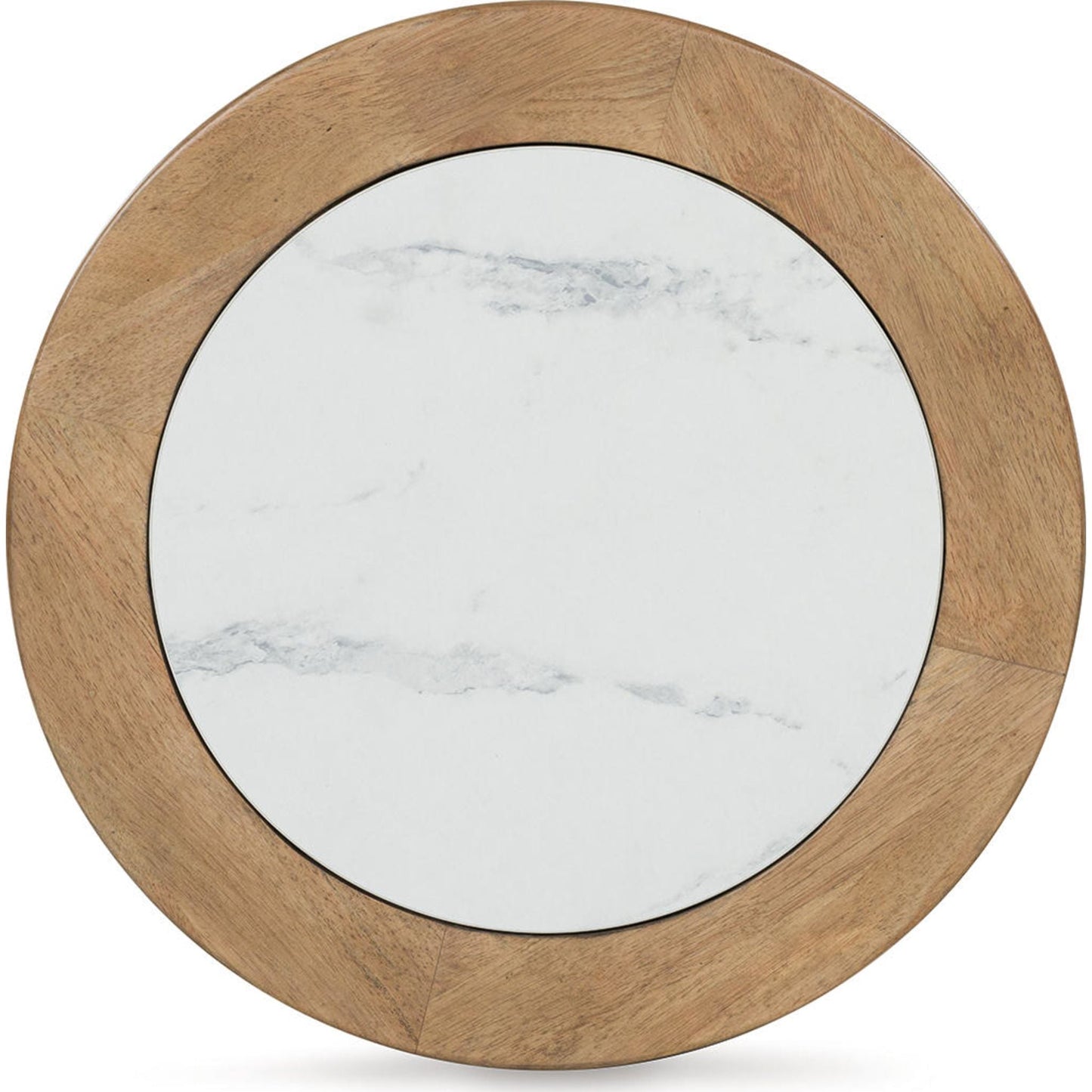 Camdill End Table - Light Brown/White