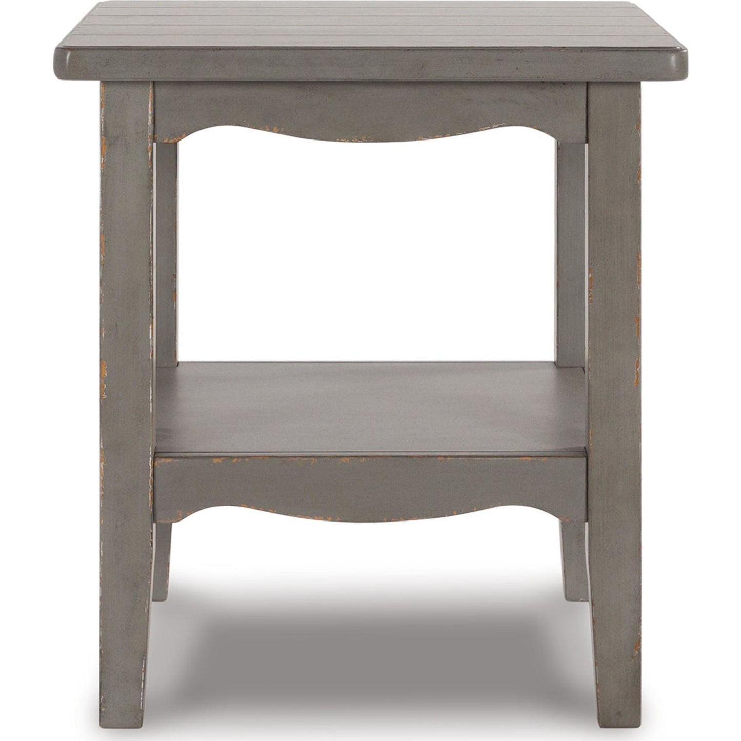 Charina End Table - Antique Gray