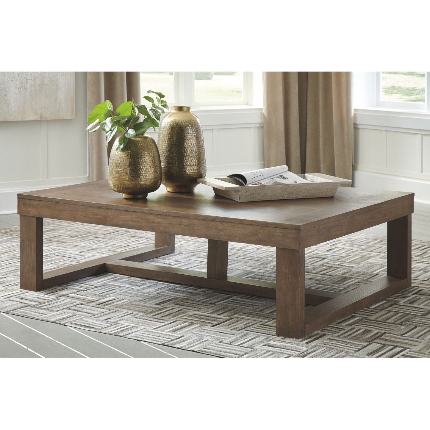 Cariton Coffee Table - Gray