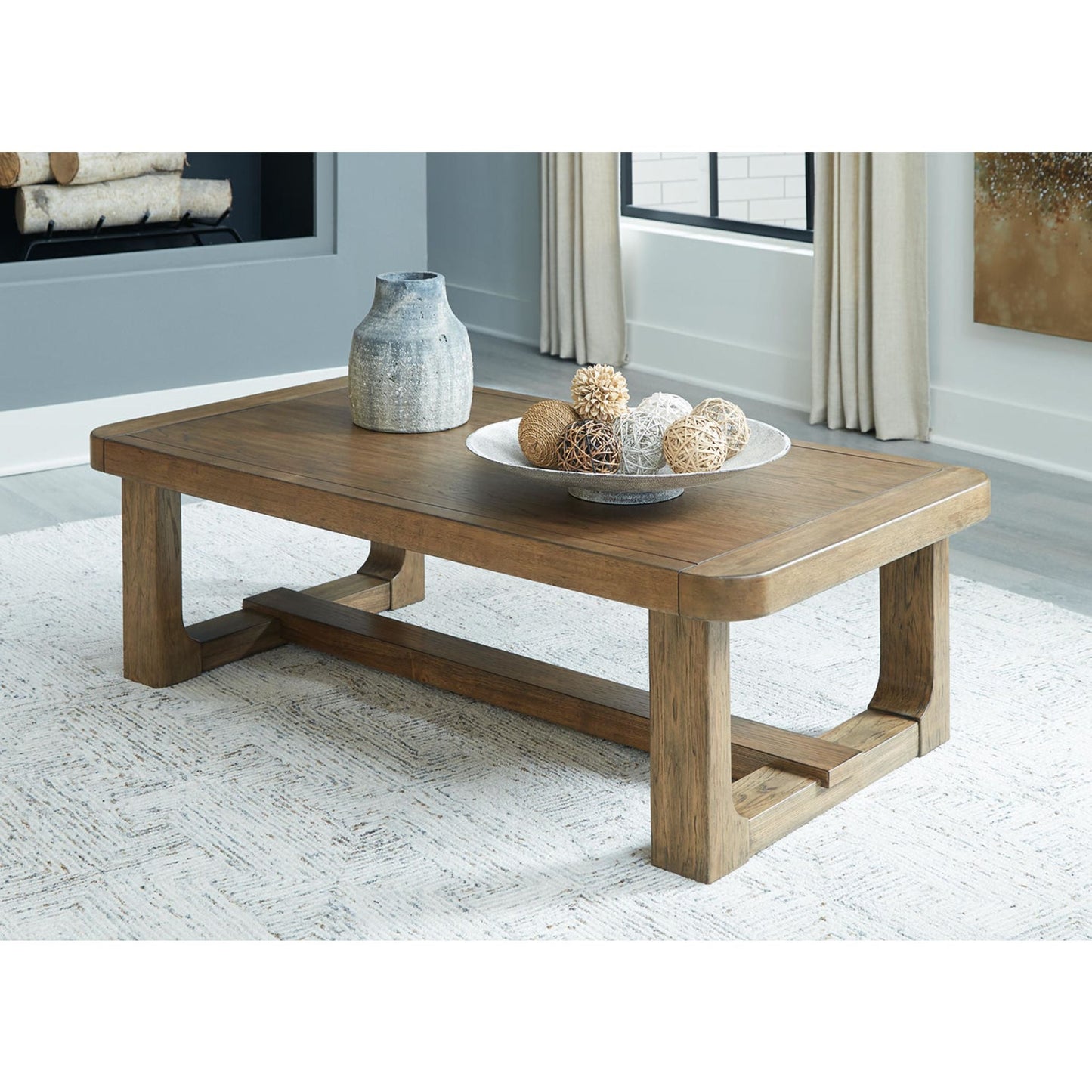 Cabalynn Coffee Table - Light Brown