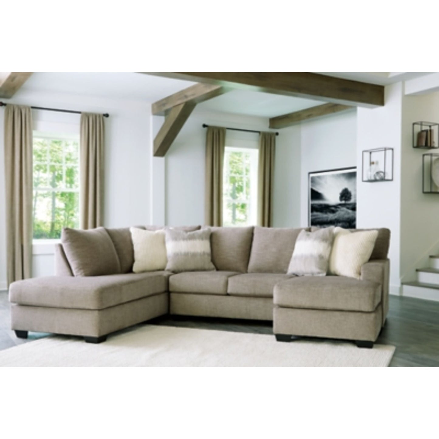 Creswell 2 Piece Sectional with Chaise