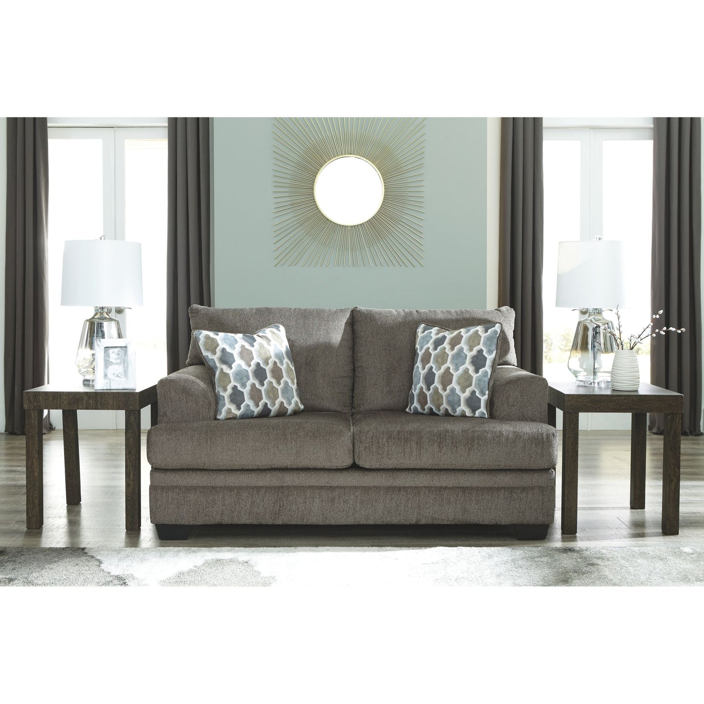 Dorsten Loveseat - Slate