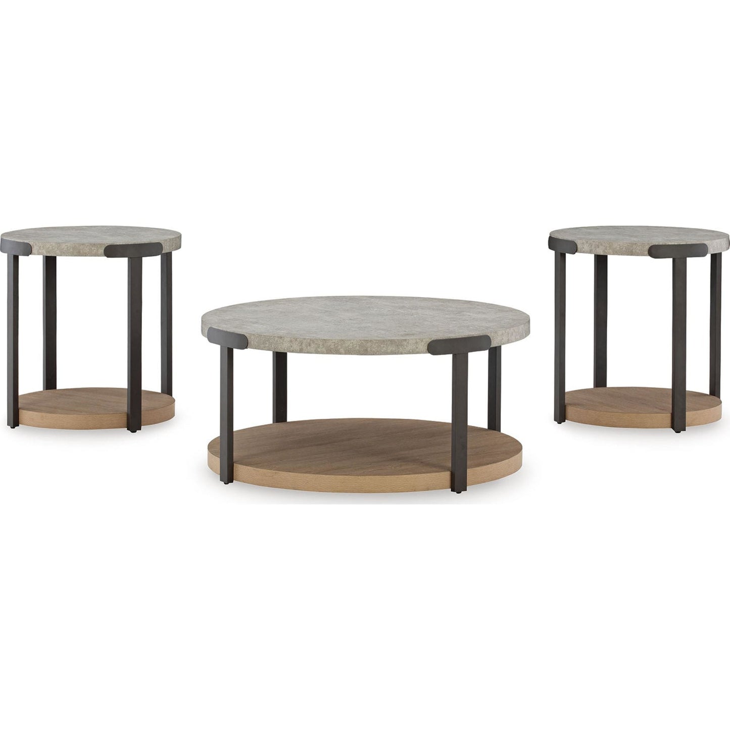 Darthurst 3 Pack Tables - Light Brown