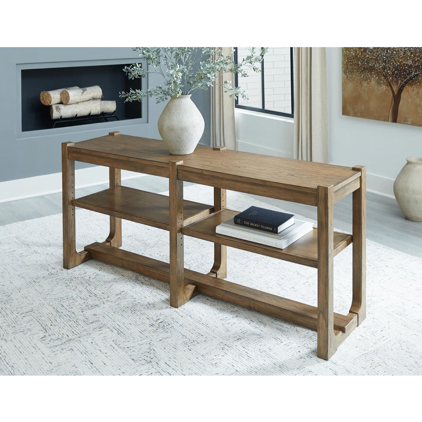 Cabalynn Sofa Table - Light Brown