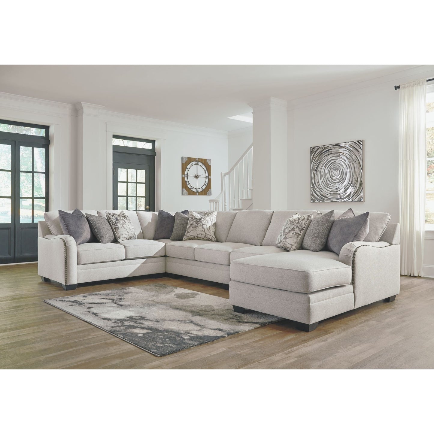 Dellara 5 Piece Sectional with Chaise