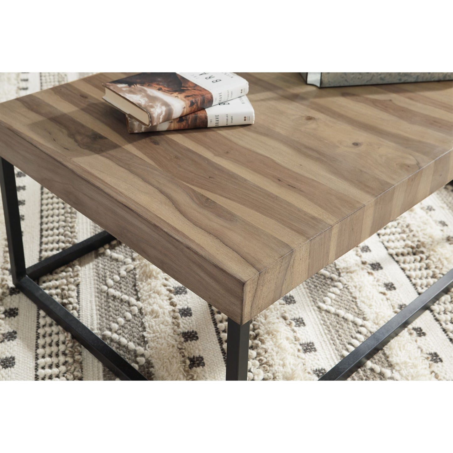 Bellwick Coffee Table - Natural/Black