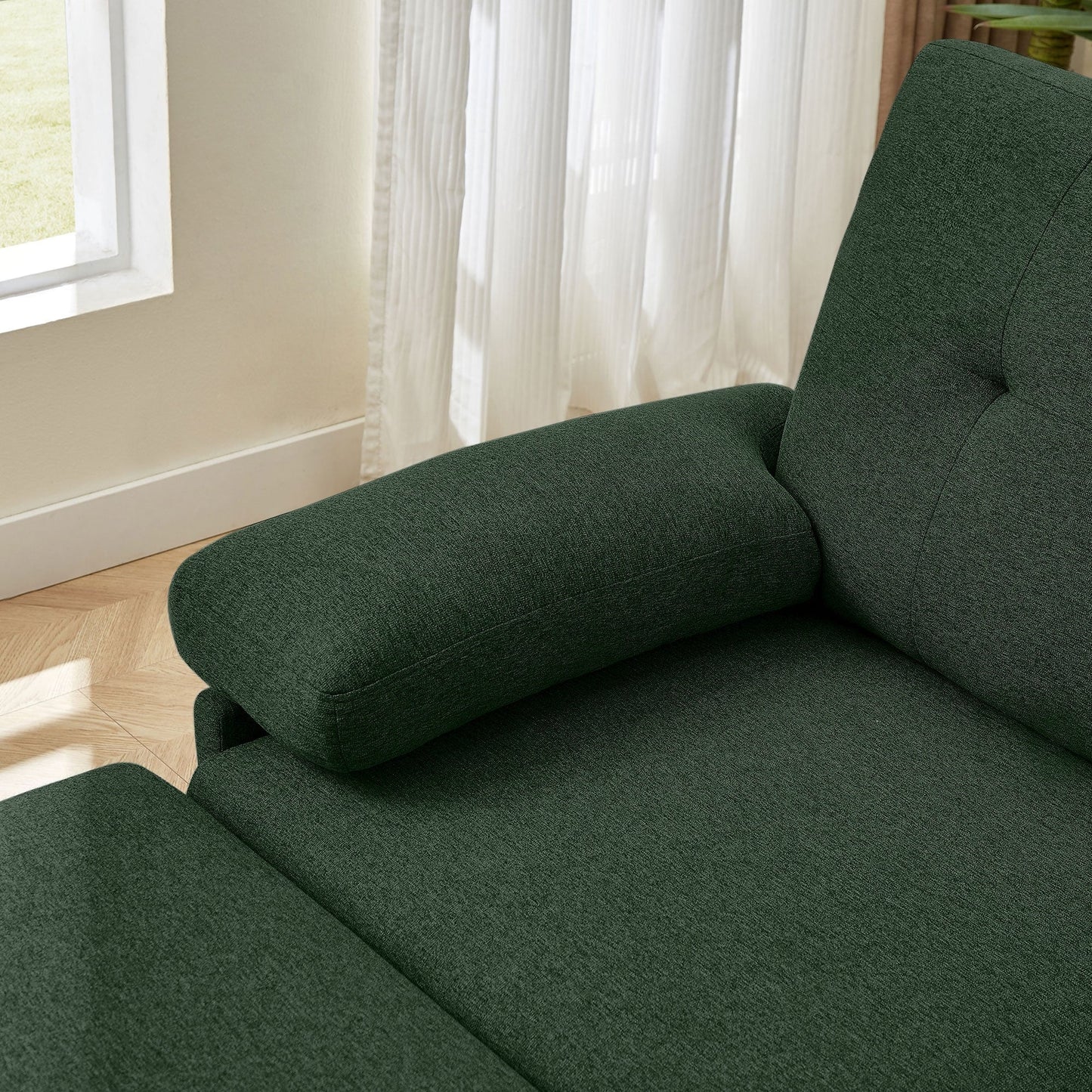 86.22 L Shaped Sectional Sofa with Side Storage Pockets