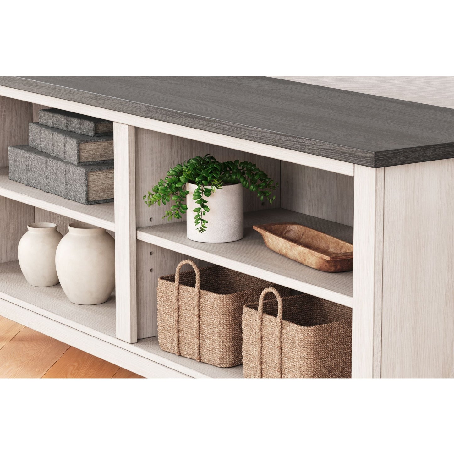 Dorrinson TV Stand - Two-tone