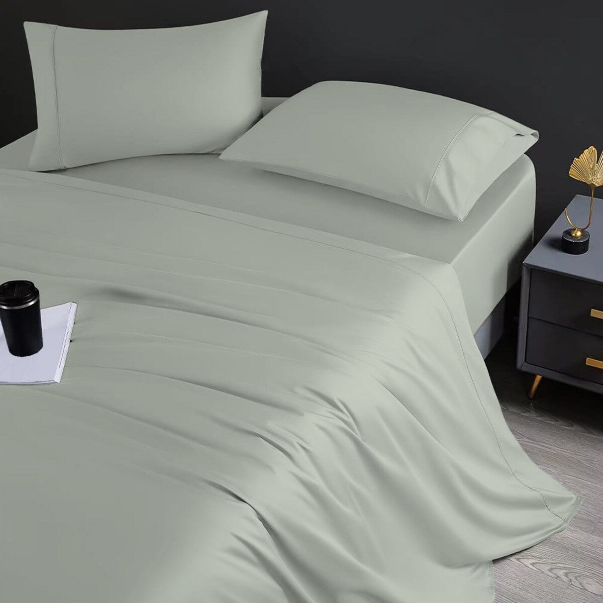 Aireolux 1000 Thread Count Ultra-Soft & Silky Luxury Egyptian Cotton Sheet Set