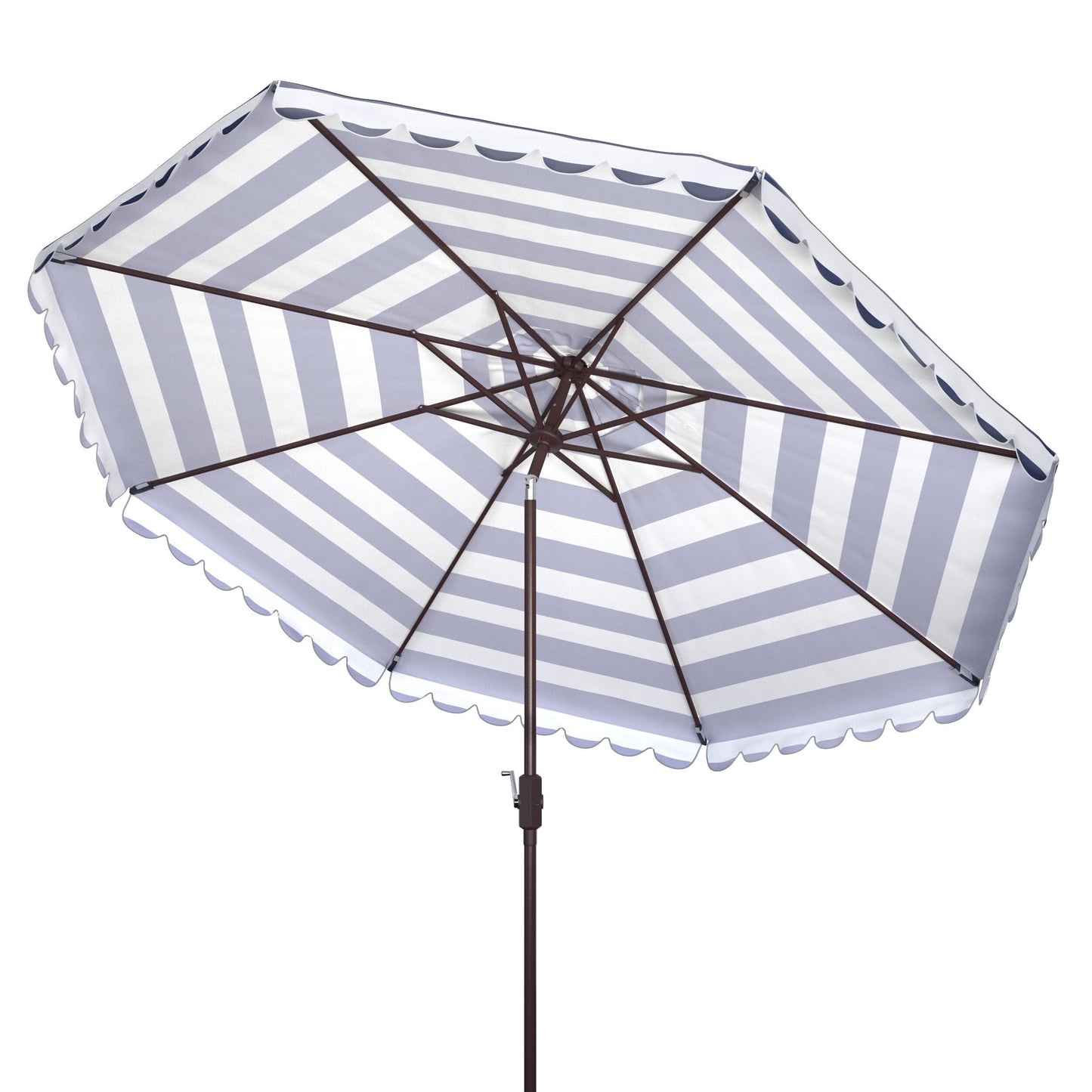 SAFAVIEH Outdoor Jaylee 11Ft Round Crank Umbrella