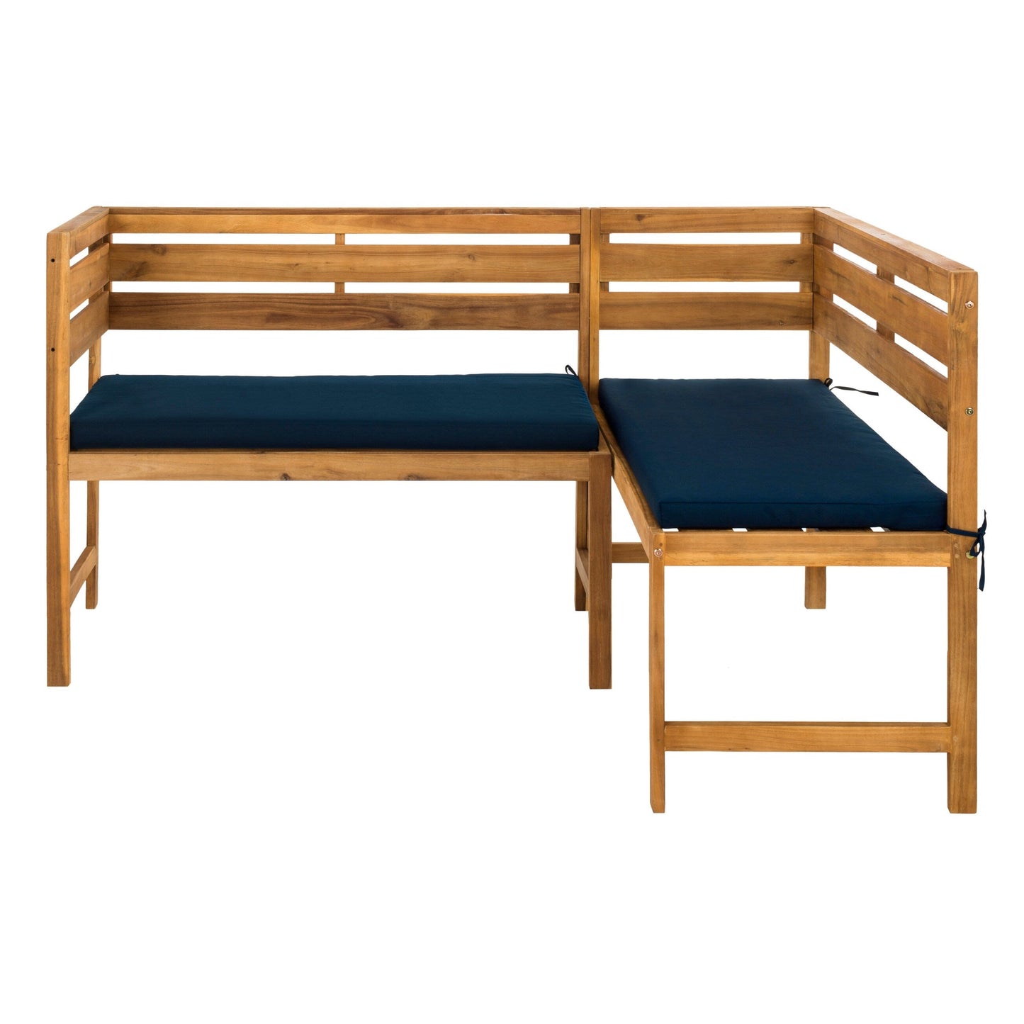 SAFAVIEH Outdoor Kenna 3-Piece Balcony Corner Lounge Set - 39Wx19Dx33H