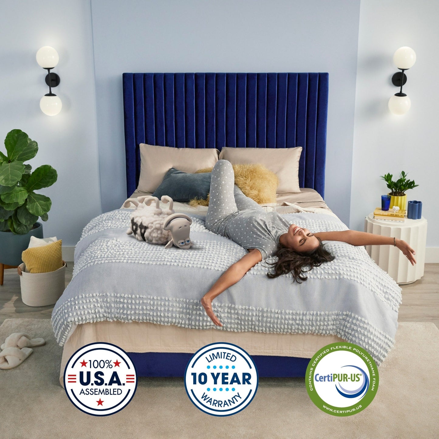 Serta Clarks Hill 15 Plush Pillow Top Mattress.
