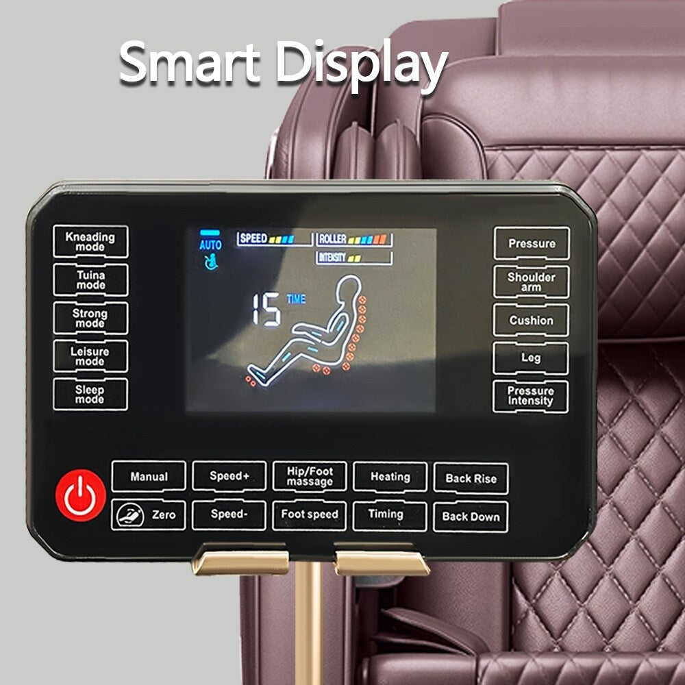 Zero Gravity Massage Recliner Chair with Full Body Massage, Heating, and Built-in Bluetooth Audio