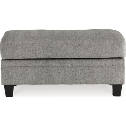 Davinca Ottoman - Charcoal