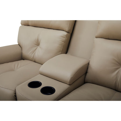 Aedon Power Reclining Loveseat with Headrest and Lumbar - Bali Harvest