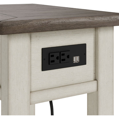 Bolanburg Chair Side End Table - Two-tone