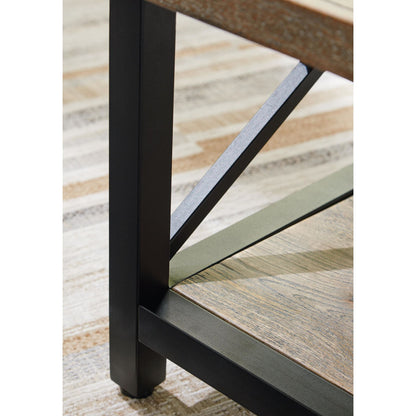 Bristenfort Coffee Table - Brown/Black
