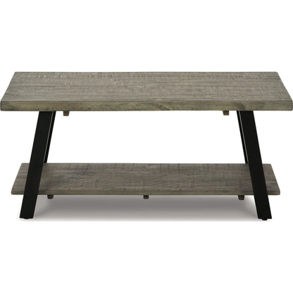Brennegan Coffee Table - Gray/Black