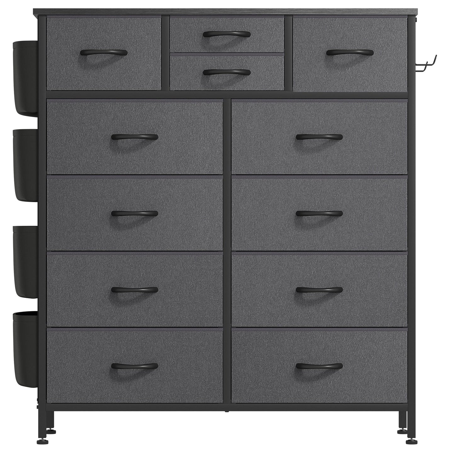 12 Drawer Dresser Fabric Tall Dressers for Bedroom Chest of Drawers