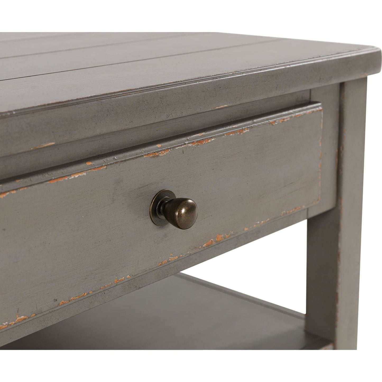 Charina Coffee Table - Antique Gray