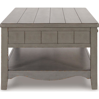 Charina Coffee Table - Antique Gray
