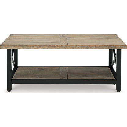 Bristenfort Coffee Table - Brown/Black