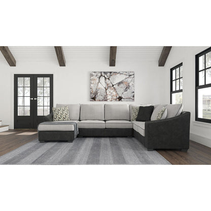 Bilgray 3 Piece Sectional - Pewter