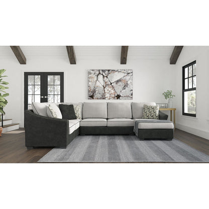 Bilgray 3 Piece Sectional - Pewter