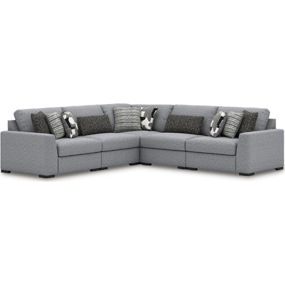 Bealton 5 Piece Sectional - Salt and Pepper