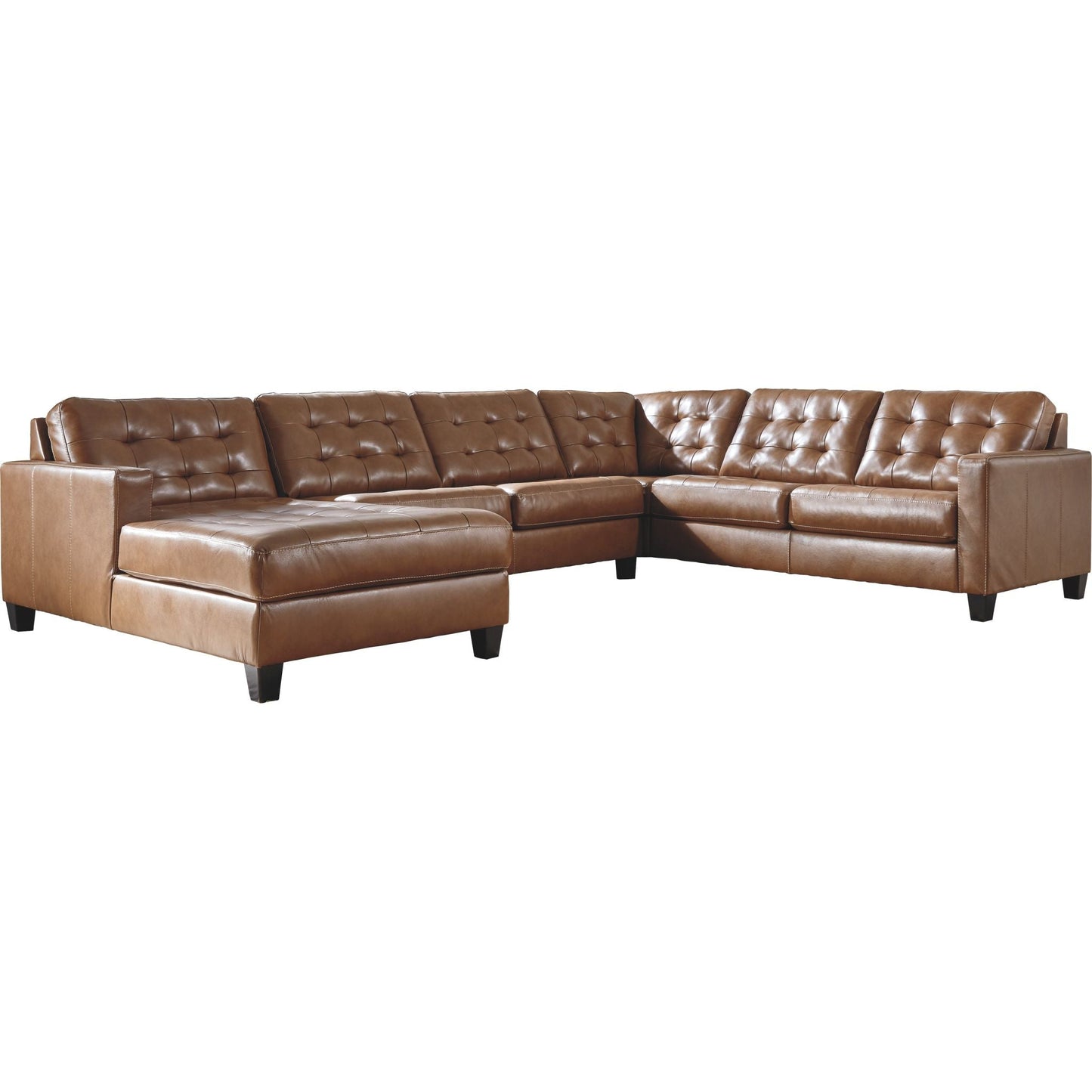 Baskove 4 Piece Sectional with Chase