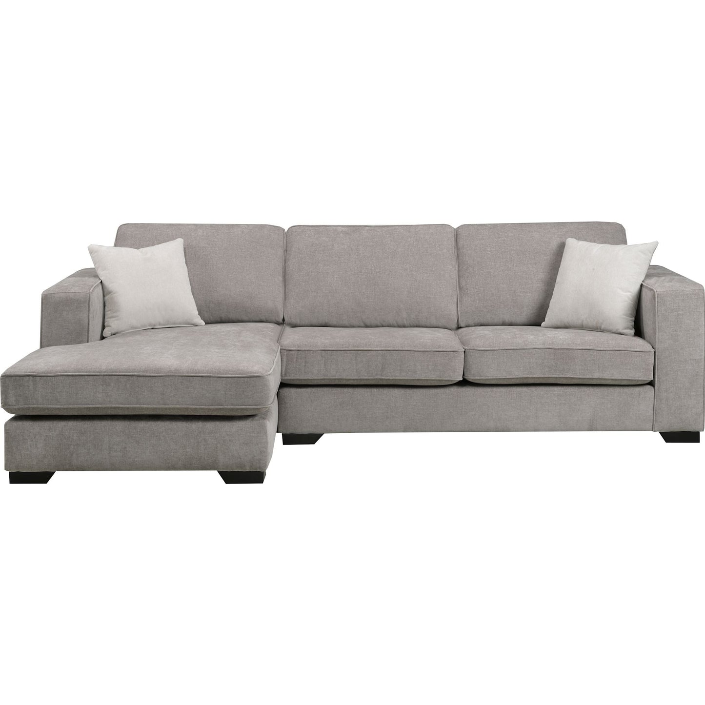 Amber 2 Piece Sectional with Chaise - Taupe