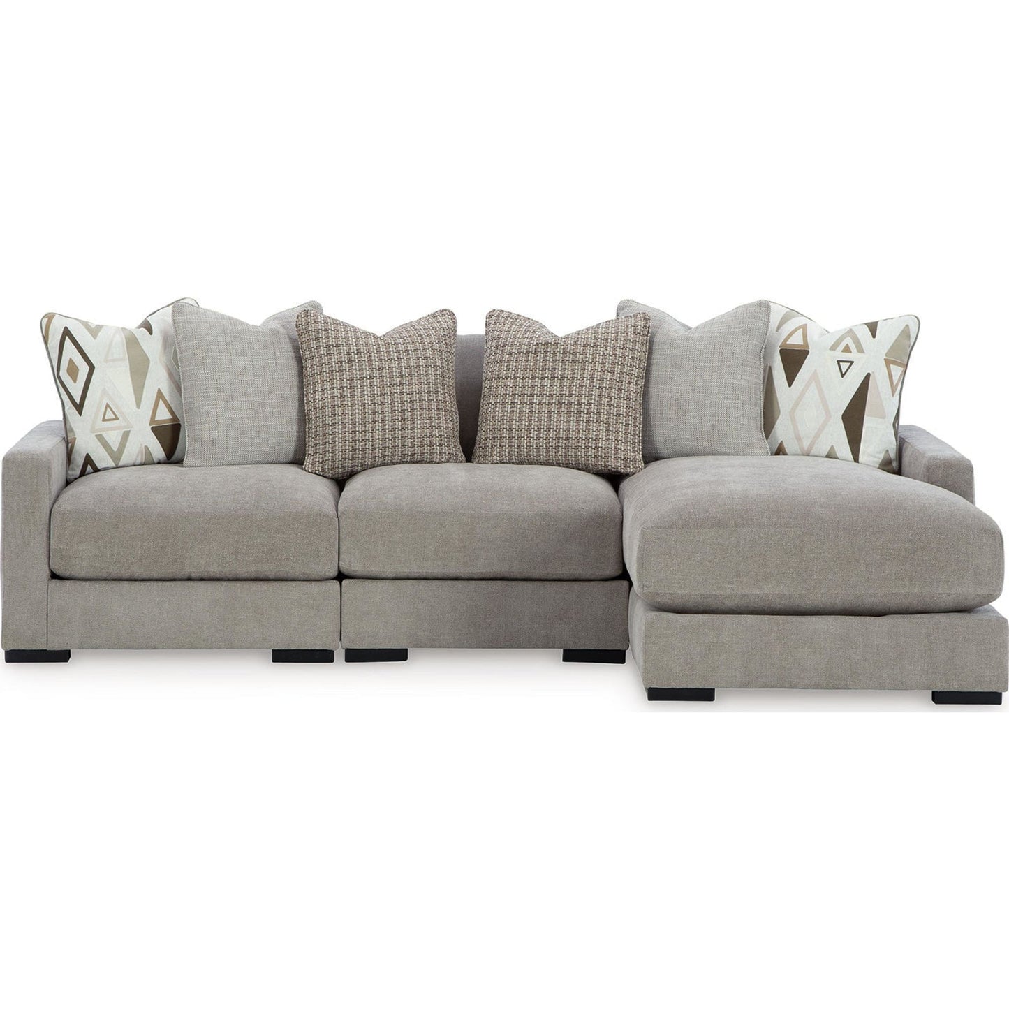 Aslan Court 3 Piece Sectional with Chaise