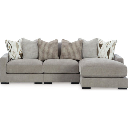 Aslan Court 3 Piece Sectional with Chaise