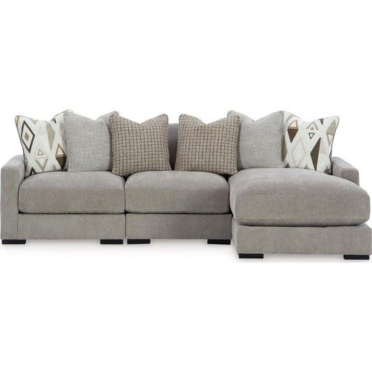 Aslan Court 3 Piece Sectional with Chaise