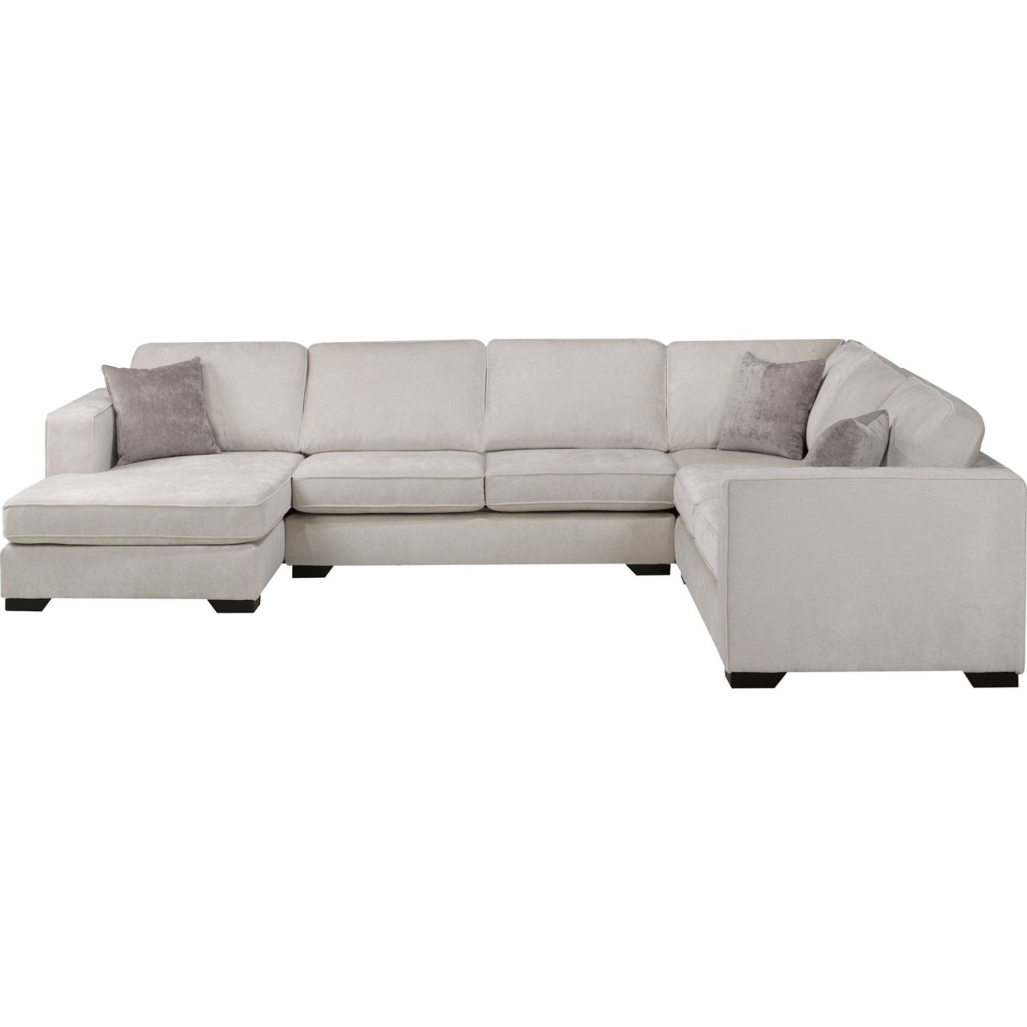 Amber 4 Piece Sectional - Cream