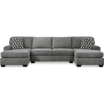 Birkdale Court 3 Piece Sectional - Gray